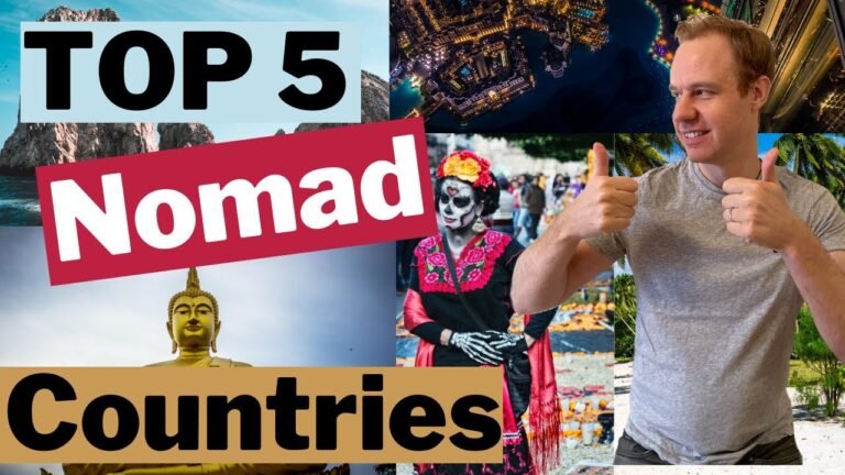 Top 5 Countries Digital Nomads are moving to (2021)