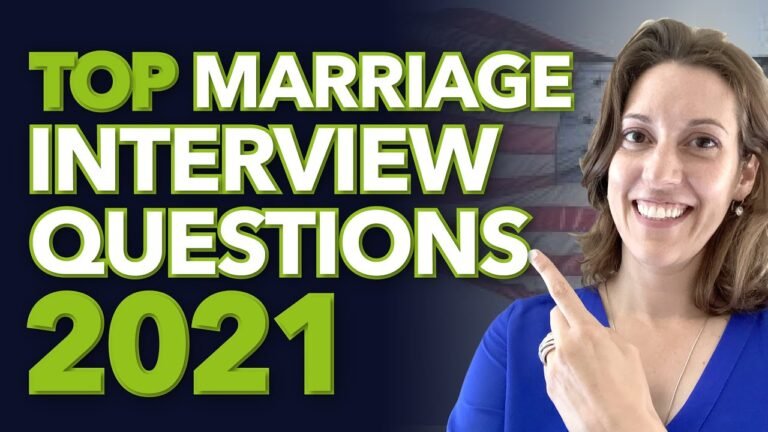 Top Marriage Interview Questions in 2021