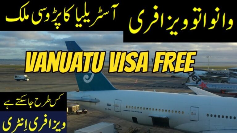 Vanuatu Visa free for Pakistani /Visa free in 2020– Vanuatu Visa free on Pakistani Passport.