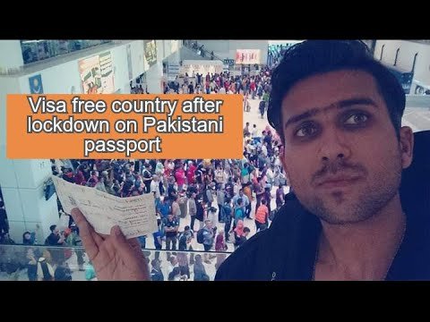 Visa free country on Pakistani passport after lockdown in 2020