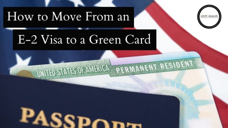 Webinar: How to Move From an E-2 Visa to a Green Card