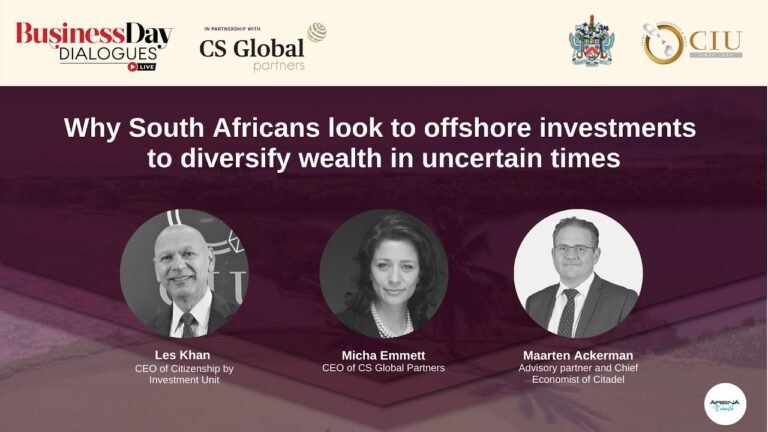 Why South Africans look to offshore investments to diversify wealth in uncertain times – Webinar