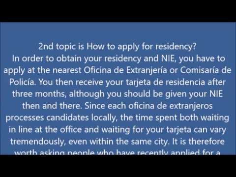 greatinfo – How to become an official residency in spain?