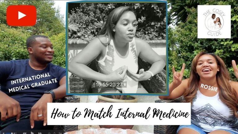 to Applying for Internal Medicine Residency – Interview A Resident Series Ep1