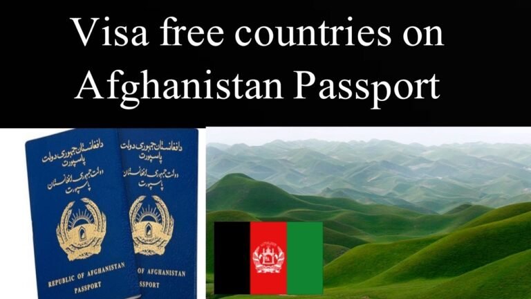 visa free countries on Afghanistan Passport | HH tv