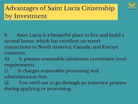 Advantages of Saint Lucia Citizenship by Investment