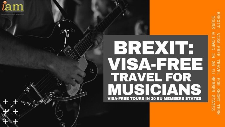 Brexit:  Visa-Free Travel For Short Term Tours Allowed In 20 EU Member States