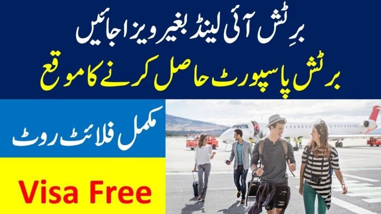 British Overseas Territory Visa Free Entry for Pakistani and Indian Citizens.