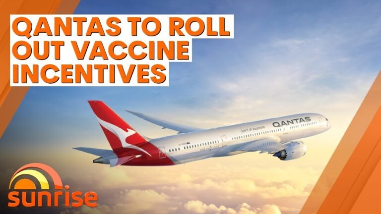 COVID-19: Qantas to roll out vaccine incentives in a bid to restart international travel | 7NEWS