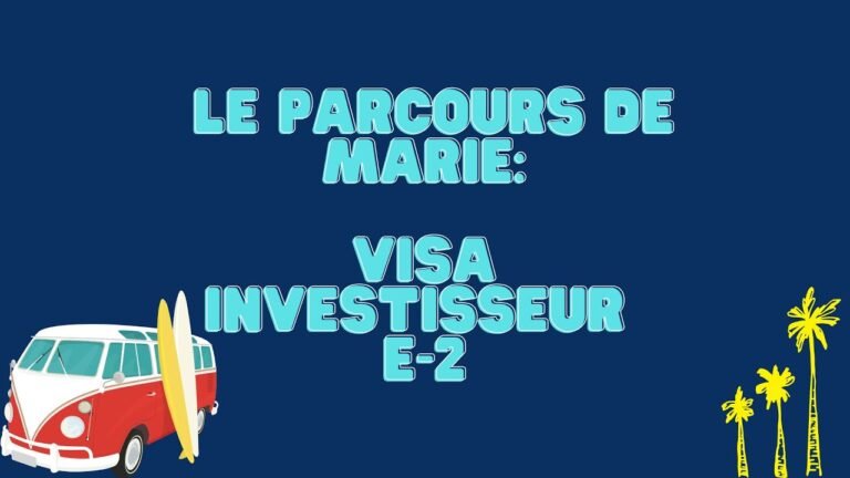 E 2 visa investisseur: le témoignage de Marie, entrepreneur, et de Sarah Brunet, avocate aux US.