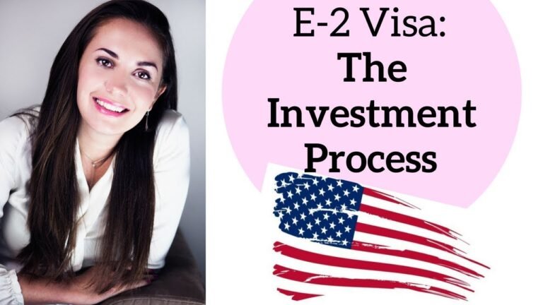 E2 Visa The Investment Process ✔️🇺🇸