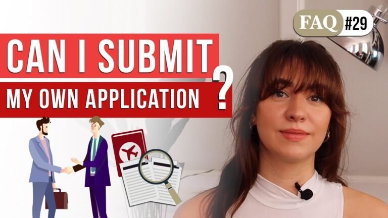 FAQ #29 –  Can I submit my own application?