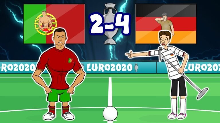 🤣GERMANY destroy PORTUGAL!🤣 (Muller trolls Ronaldo Bruno Dias Jota) 4-2 Euro 2020 Goals Highlights