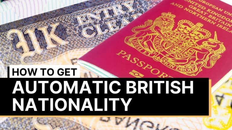 GETTING BRITISH CITIZENSHIP AUTOMATICALLY | UK PASSPORT | APPLY FOR BRITISH PASSPORT