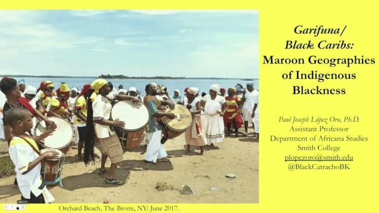 Garifuna/Black Caribs: Maroon Geographies of Indigenous Blackness | CAAAS event