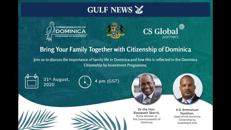 Gulf News: Bring Your Family Together with Citizenship of Dominica