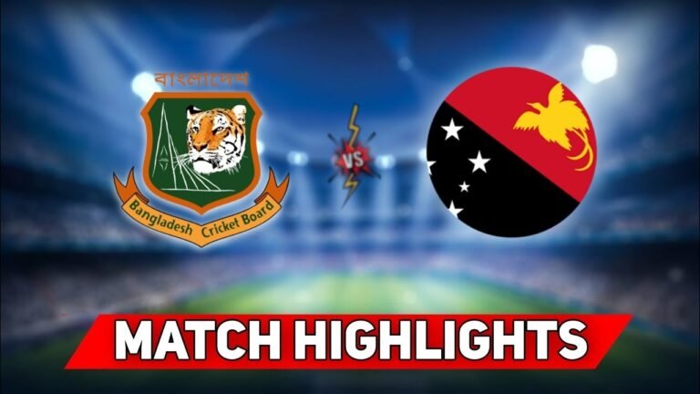 HIGHLIGHTS : BANGLADESH vs  PAPUA NEW GUINEA, 9th ICC T20 WORLD CUP 2021 MATCH HIGHLIGHTS