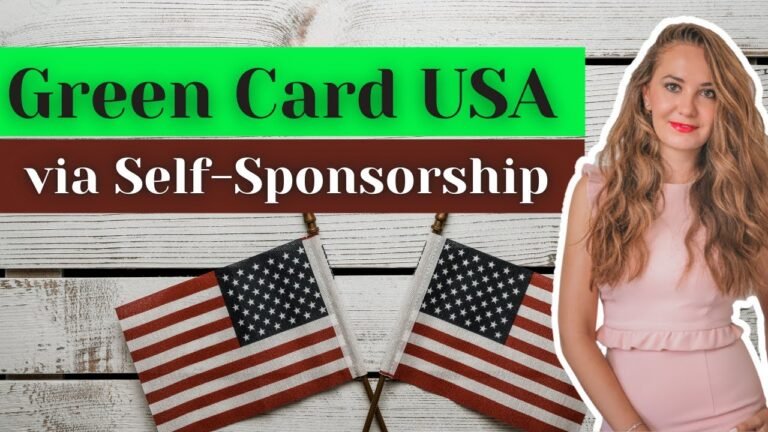HOW TO GET SELF-SPONSORING GREEN CARD TO THE USA (EB5, EB2 niw, EB1C)