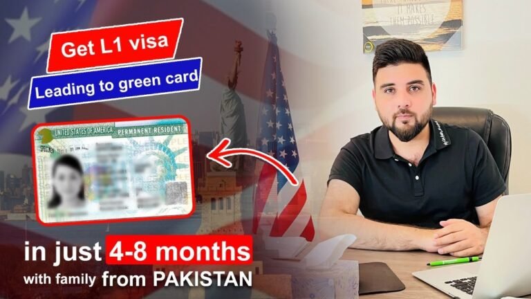 HOW TO GET USA L1 VISA leading to GREEN CARD in JUST 4 to 8 MONTHS.