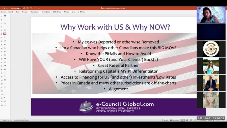 How to Immigrate Through Investment…10-21-21 Edition