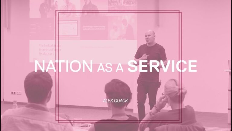 Nation as a Service | Axel Quack | Masterclass