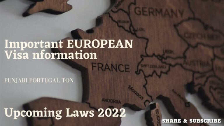 New 2022 Schengen Visa Rules | For Asians | Punjabi Portugal Ton 🇵🇹