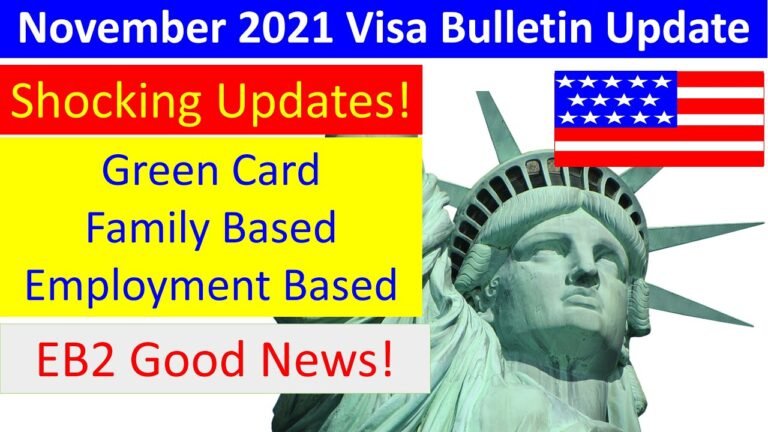 November 2021 Visa Bulletin | EB2 Fast moving | EB3 retrogression | Family Based Green Cards Frozen.