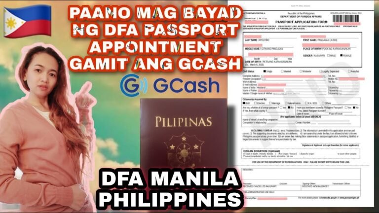 PAANO MAGBAYAD NG DFA PASSPORT APPOINTMENT GAMIT ANG GCASH