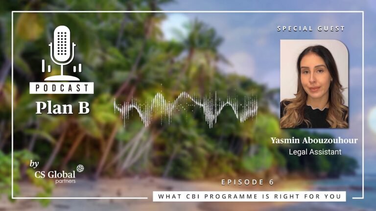 Plan B Podcast S1 Ep 6 🌎: What Citizenship by Investment programme is right for you