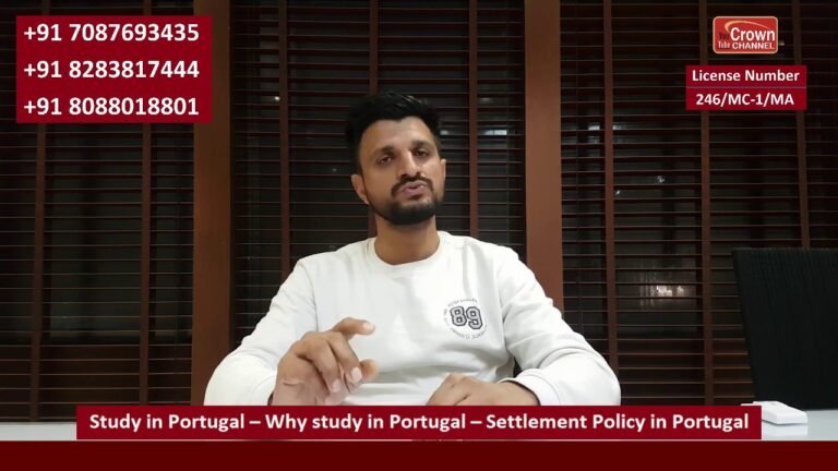 Study in Portugal – Why study in Portugal – Settlement Policy in Portugal #partimejobinportugal