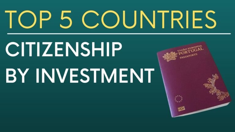 TOP 5 Countries offering citizenship by investment 2021