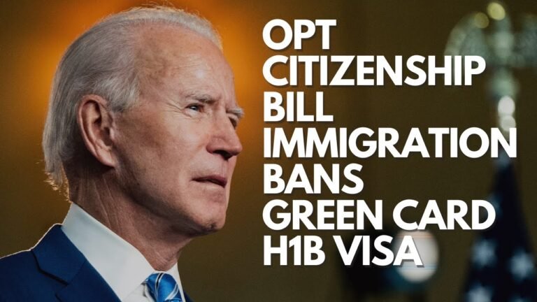 US IMMIGRATION BANS | OPT LETTER |  H1B VISA | GREEN CARD | USA CITIZENSHIP BILL | QnA SESSION