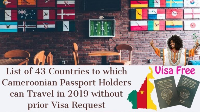 Unbelievable: 43 Visa Free Countries in 2019 to Travel with a Cameroonian Passport Part 1 of 2