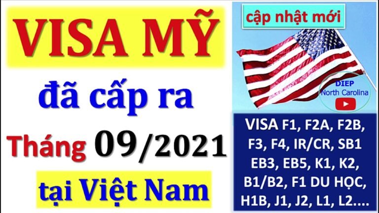 VISA MỸ ĐÃ CẤP RA Trong Tháng 09 /2021|Visa F1, F2A, F2B, F3, F4, CR/IR, EB5, EB3, K1, B1/B2….