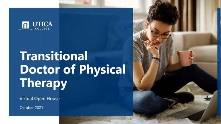 Virtual Open House | Transitional DPT Online | Utica College
