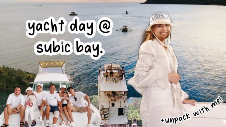 YACHT DAY AT SUBIC BAY | WHAT'S IN MY TRAVEL BAG? (UNPACK WITH ME + BAG RAID)