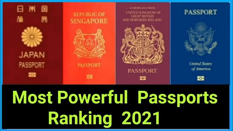 world most powerful passport ranking 2021 Bangla | বিশ্বের কোন দেশের পাসপোর্ট বেশী শক্তিশালী