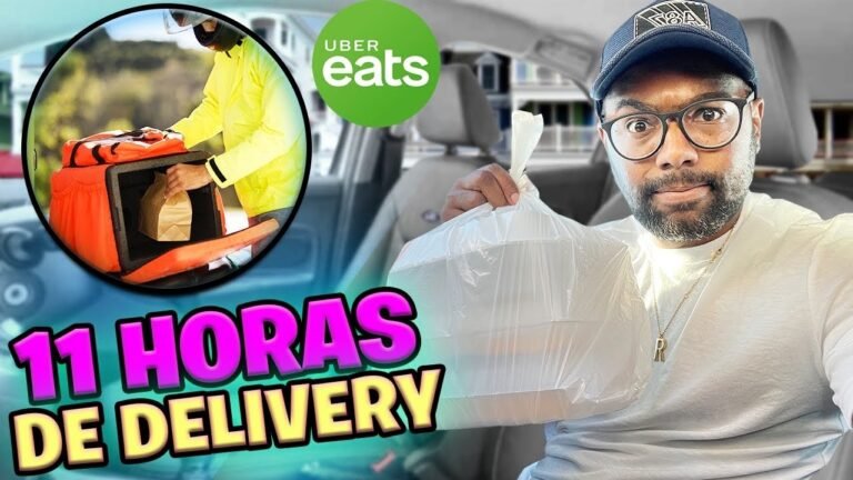 11 HORAS FAZENDO DELIVERY UBER EATS NOS ESTADOS UNIDOS