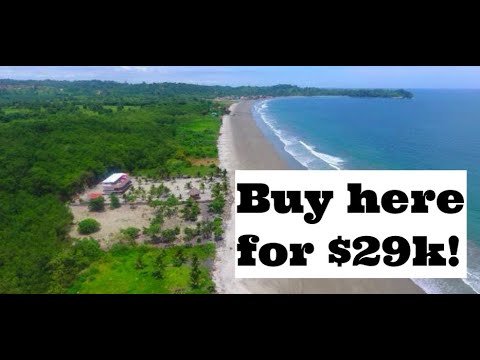 $29k, Mompiche, 1 acre BEACHFRONT LOT on the NICEST beach-head in Ecuador