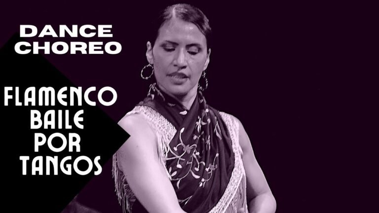 Baile por Flamenco Tangos – dance choreography – footwork, marcajes and remates