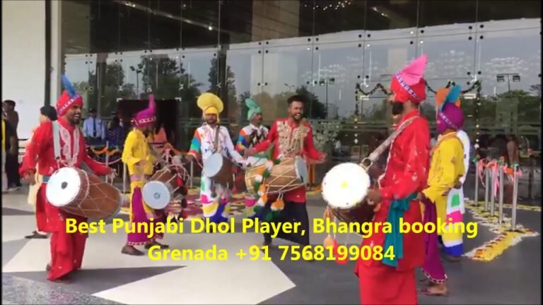 Best Punjabi Dhol Player, Bhangra booking Grenada +91 7568199084