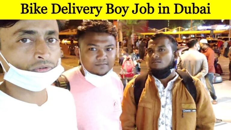 Bike Delivery Driver Job in Dubai