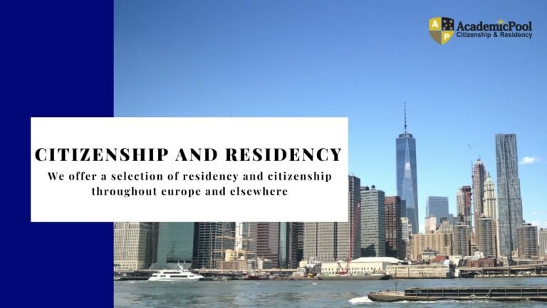 CITIZENSHIP AND RESIDENCY PROGRAMMES (Invest in your future and live where you love)