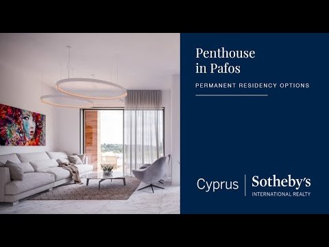 CSIR. Penthouse in Pafos. Eligible for Permanent Residency