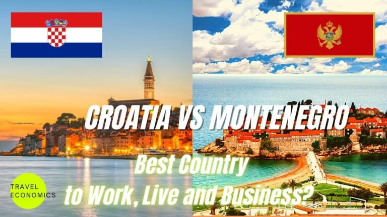 Croatia vs Montenegro – Best Country to Work, Live, do Business and Retire?