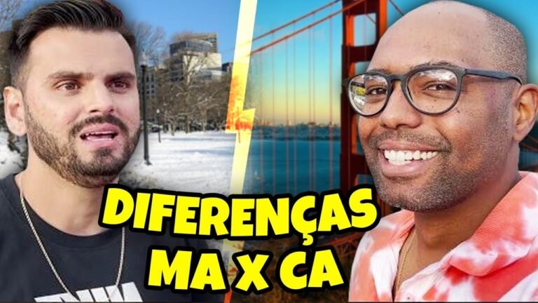 DIFERENÇAS ENTRE MASSACHUSETTS x CALIFÓRNIA NOS ESTADOS UNIDOS com @Viver na América