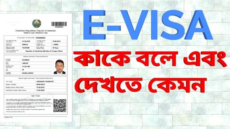 E-Visa for Bangladeshi passport