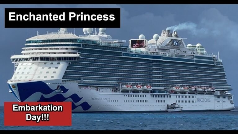 Enchanted Princess – Embarkation Day!!! | Inaugural Sailing | Solo Travel | November 2021