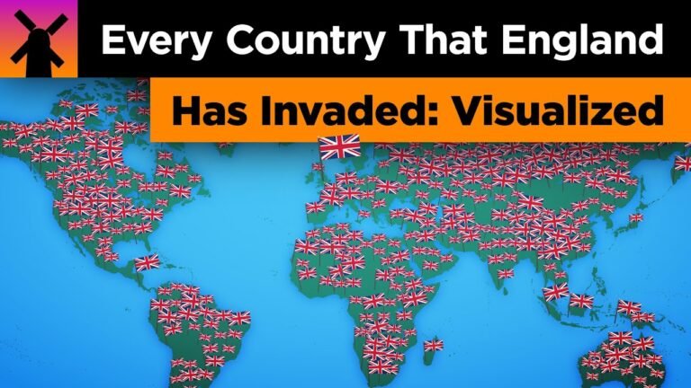 Every Country England Has Invaded: Visualized