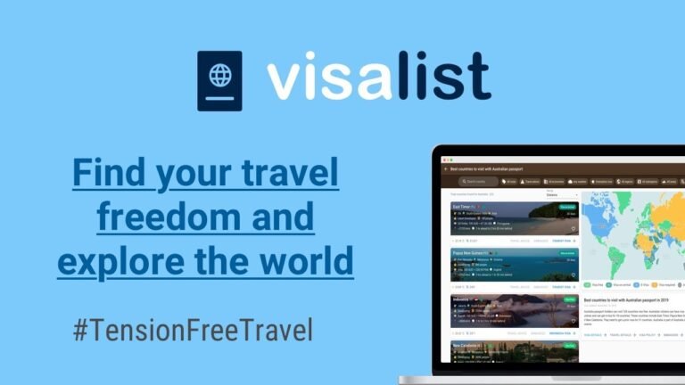 Find travel freedom & explore the world with your passport tension free – Visa List